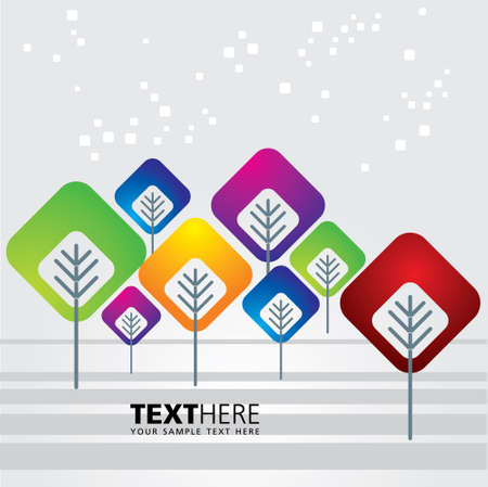 business or technology design for web on white with sample textのイラスト素材