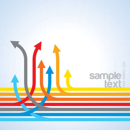 Modern Design template ( can be used for infographics )のイラスト素材