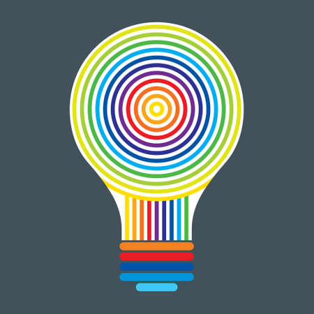 light bulb idea vector illustrationのイラスト素材