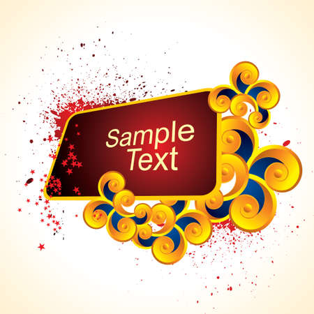 sample text backgroundのイラスト素材