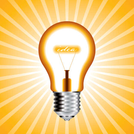 idea bulb- illustrationのイラスト素材