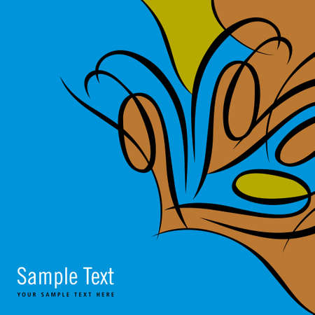 art vintage floral background with space for holidays textのイラスト素材