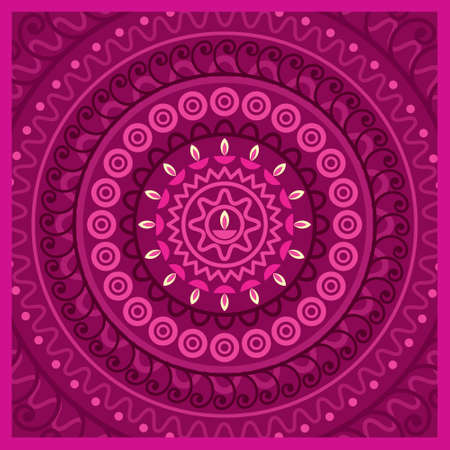 Elegant pink background with  ornament - Illustrationのイラスト素材