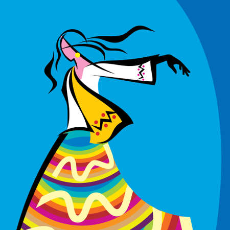 fashion women illustrationのイラスト素材