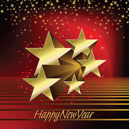 New Year Background - Illustrationのイラスト素材