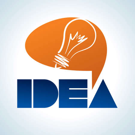 light bub the big idea conceptのイラスト素材