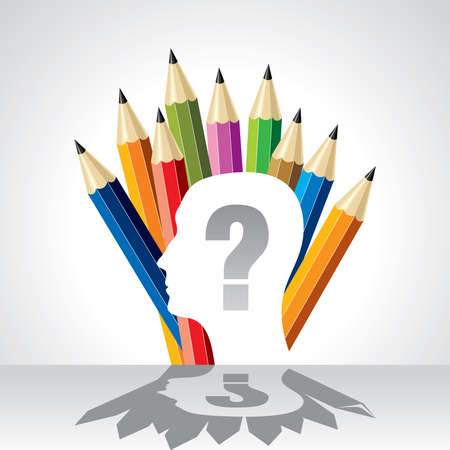 education idea Illustrationのイラスト素材