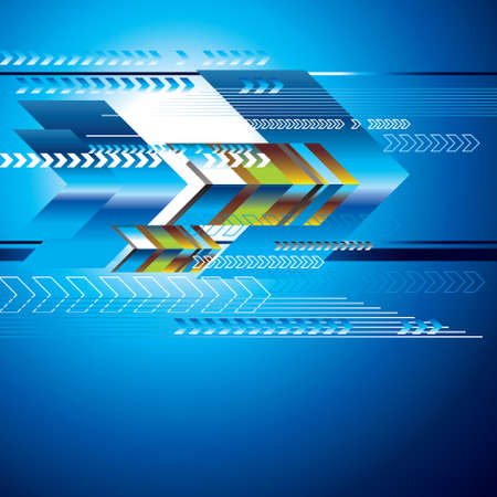 blue technical background- Illustrationのイラスト素材