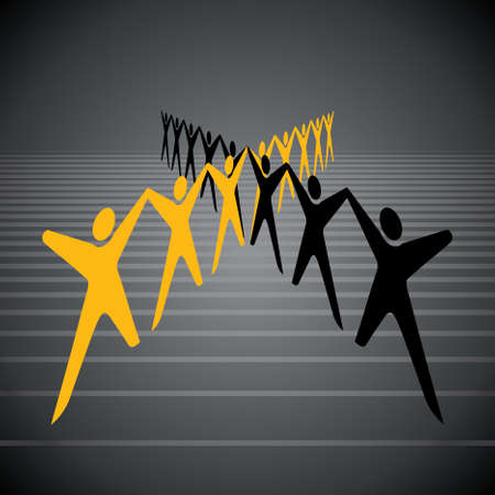 teamwork design - Illustrationのイラスト素材