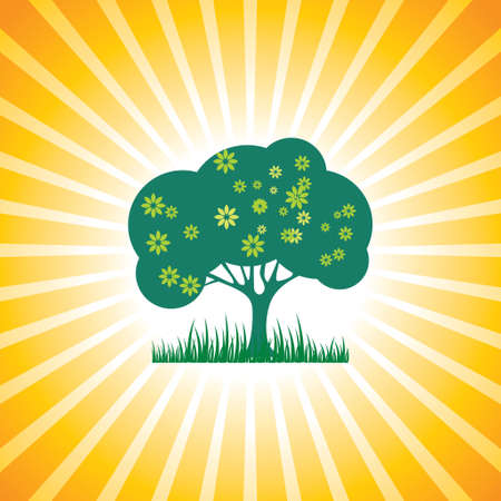 Sunrise background - Illustrationのイラスト素材