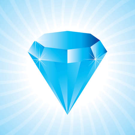 Blue Diamond - Illustrationのイラスト素材