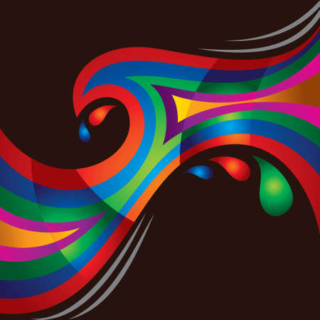 Abstract Rainbow Background - Illustrationのイラスト素材