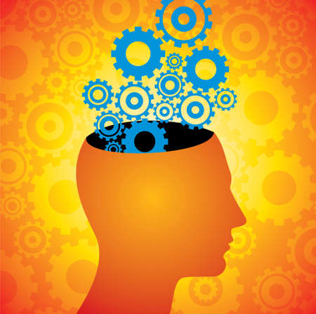 Concept of imagination and ideas. - Illustration