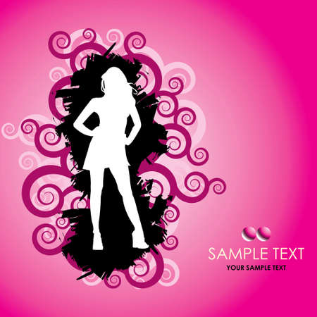 retro  abstract composition, art illustrationのイラスト素材