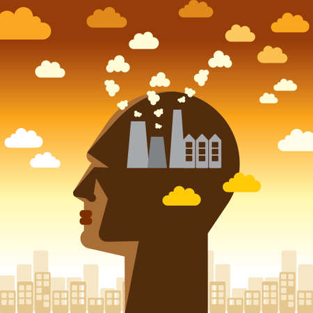 Industry headのイラスト素材