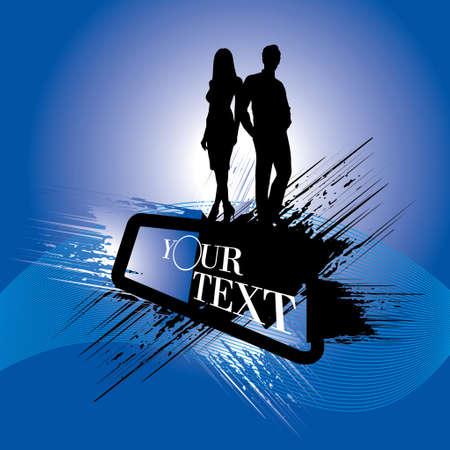 Vector silhouettes of business people. - Illustrationのイラスト素材