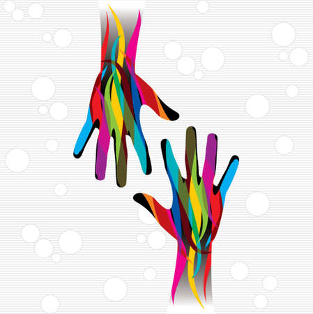 Helping hand - Illustrationのイラスト素材