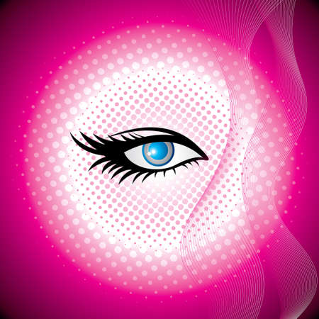 Abstract female eye - Illustrationのイラスト素材