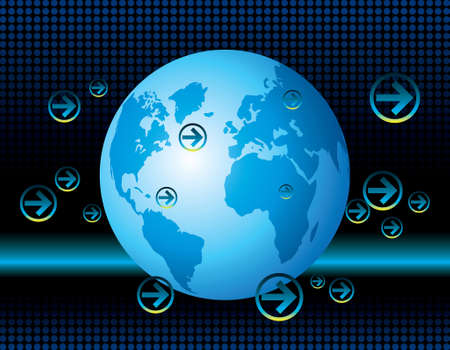 vector illustration of futuristic backgroundのイラスト素材