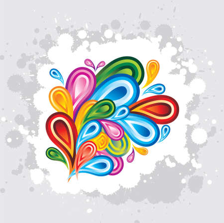 Floral and ornamental item background.のイラスト素材