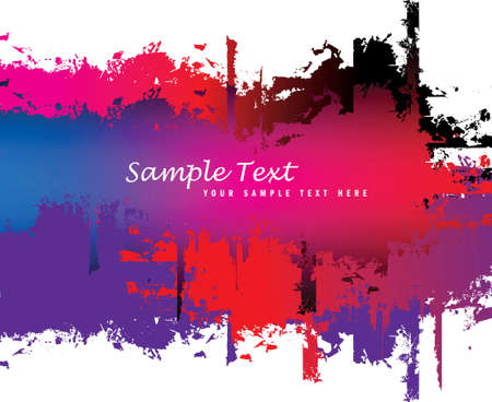 Vector abstract background with sample text. Ink effect.のイラスト素材