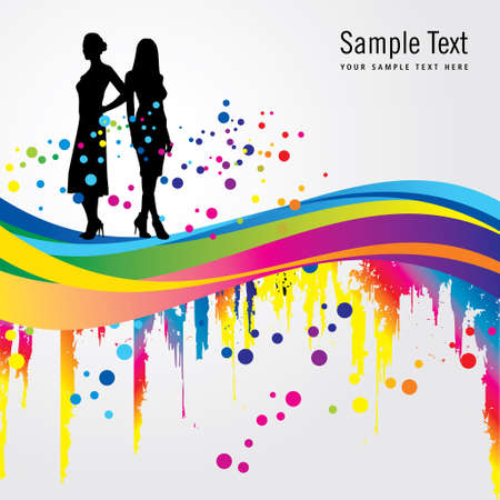 vector grunge fashionのイラスト素材