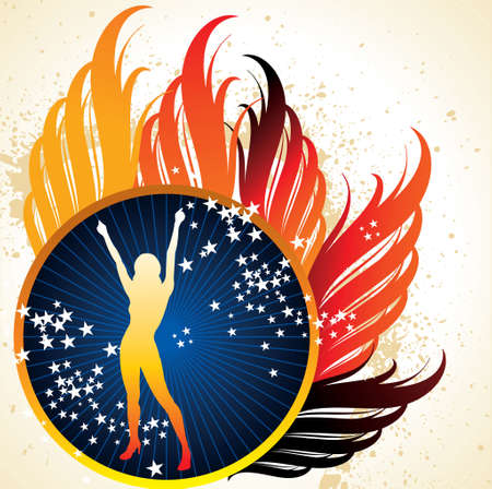 illustration of an angelのイラスト素材