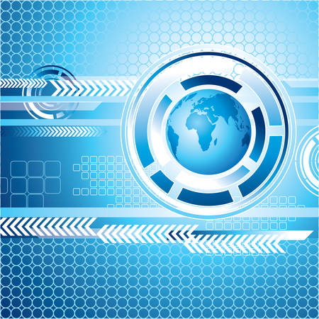 vector world business backgroundのイラスト素材