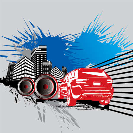 City ride - Illustrationのイラスト素材