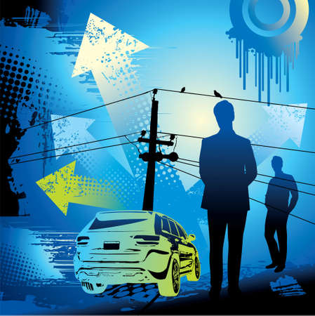 Business Composition - Illustrationのイラスト素材