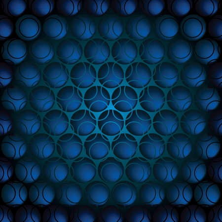 Blue balls seamless background or patternのイラスト素材
