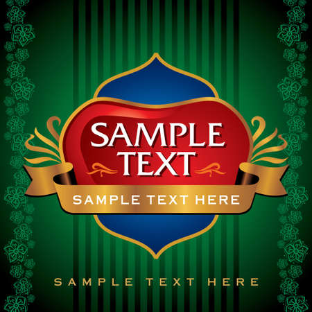 greeting card template design - Illustrationのイラスト素材