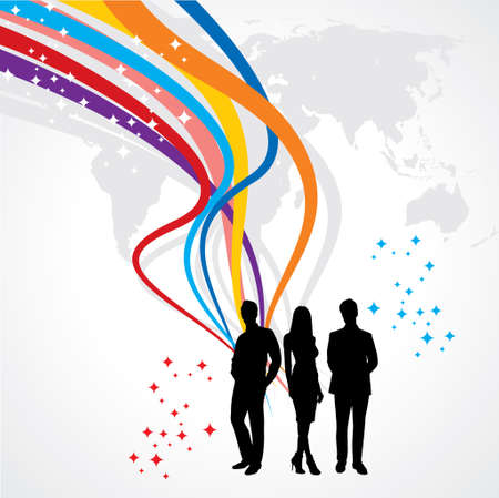 business backgroundのイラスト素材