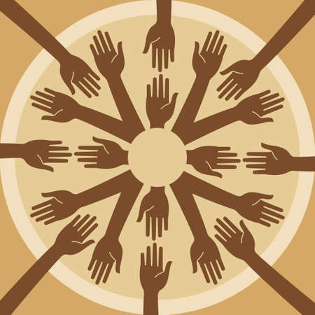 vector of teamworkのイラスト素材