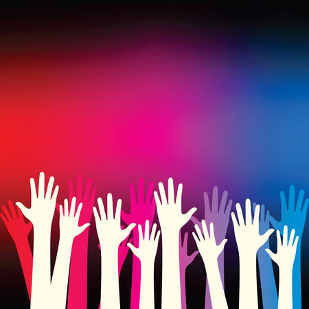 hands upのイラスト素材