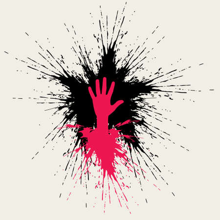 Spray Hands - Illustrationのイラスト素材