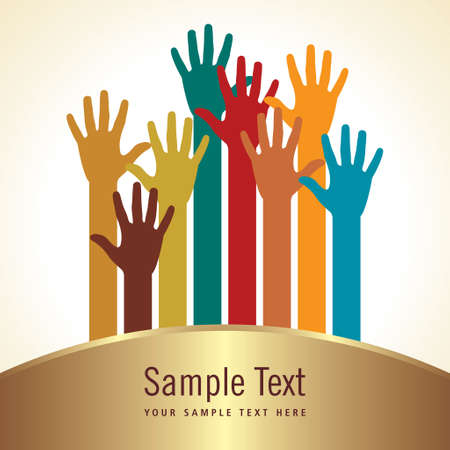 Raised Hands - Illustrationのイラスト素材