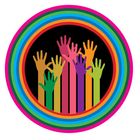 Volunteer Community Hands - Illustrationのイラスト素材