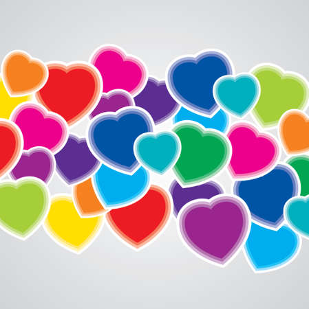 Vector hearts - Illustrationのイラスト素材