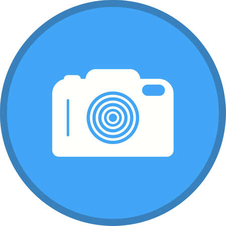 Camera Glyph Multi color Background icon