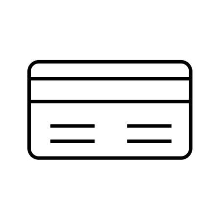 Payment Method Line Black Iconのイラスト素材