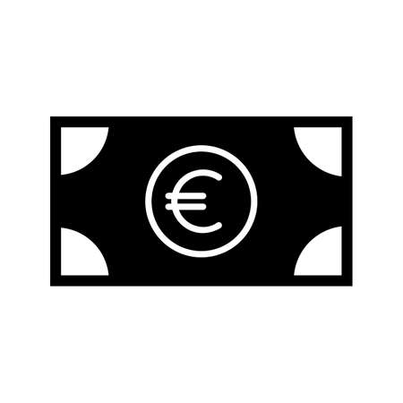 Currency Glyph Black Iconのイラスト素材