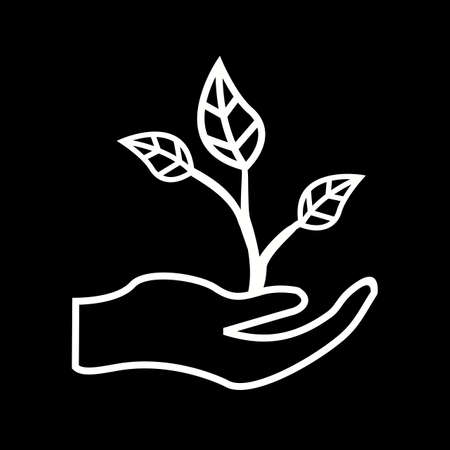 Beautiful Hope vector line iconのイラスト素材