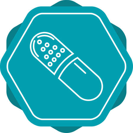 Beautiful Medicine vector line iconのイラスト素材