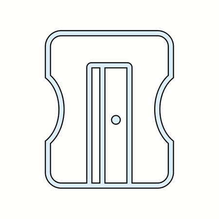 Beautiful Sharpener vector line iconのイラスト素材