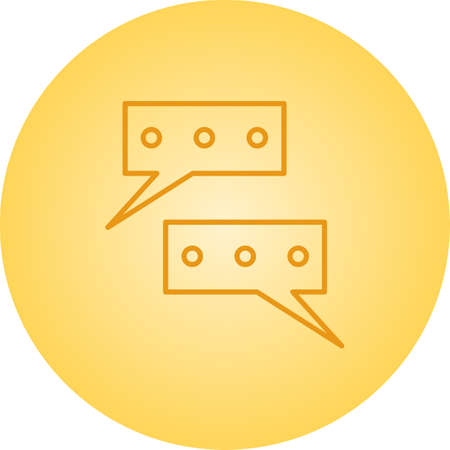Beautiful Conversation vector line icon