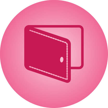 Beautiful Wallet Vector Glyph Iconのイラスト素材