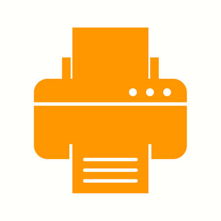 Beautiful Printer Vector Glyph icon