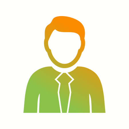 Beautiful Businessman Vector Glyph Icon