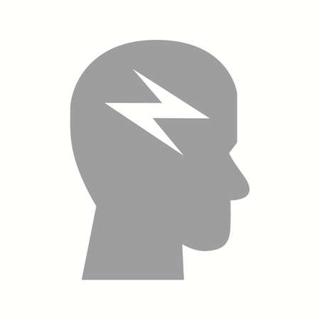 Beautiful Idea Vector Glyph iconのイラスト素材